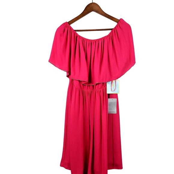 NEW! CeCe Elastic Waist Dress - 4 - Picture 1 of 5